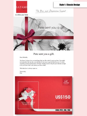 E-Gift Card with US$150 Voucher